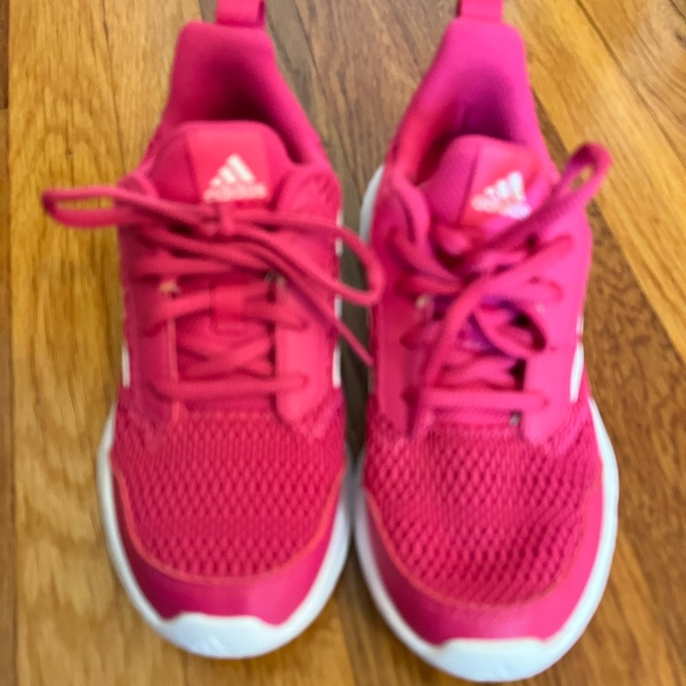 Adidas Girls Hot Pink US Size 2 Ortholite sneakers. Brand new.